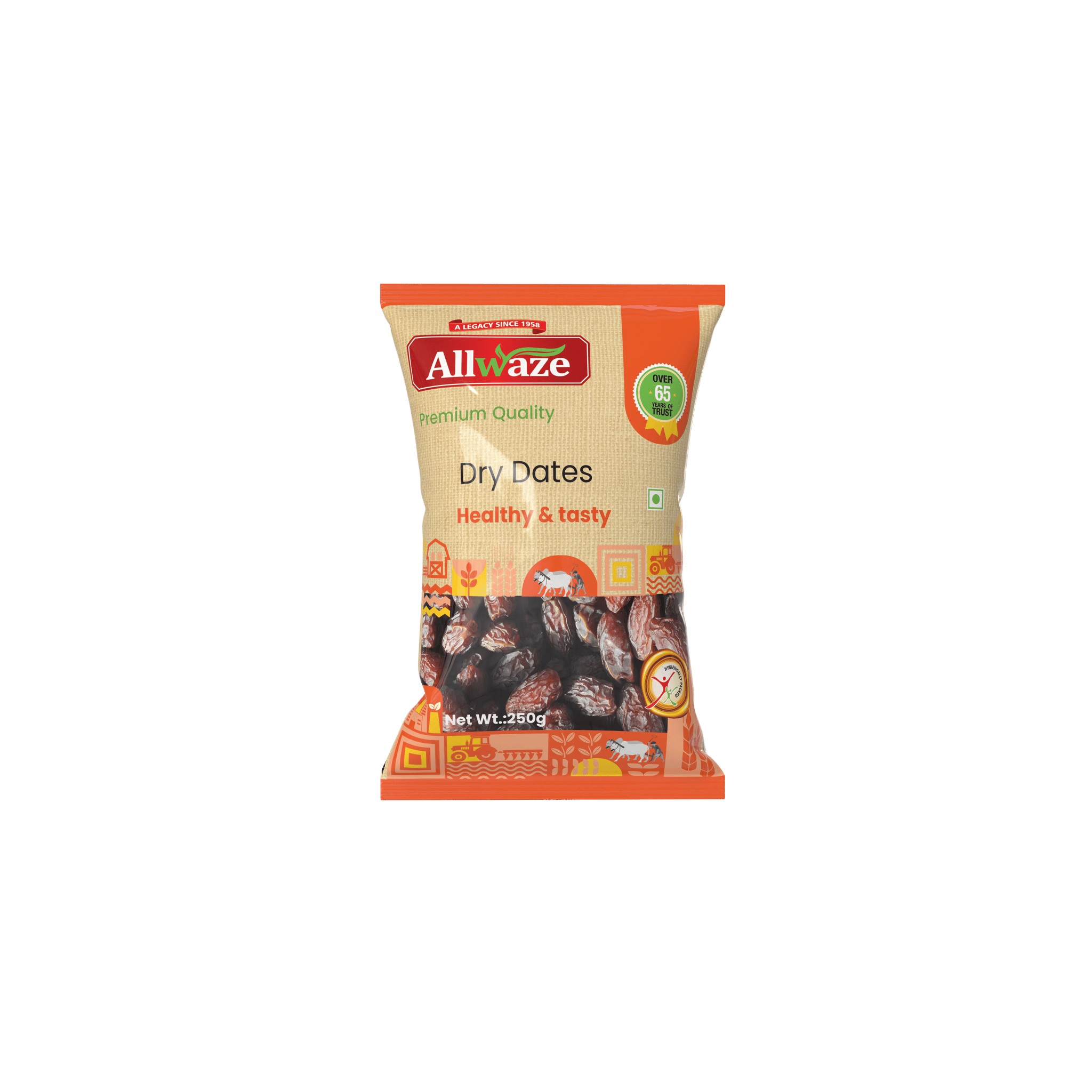 Allwaze Dry Dates 250gram