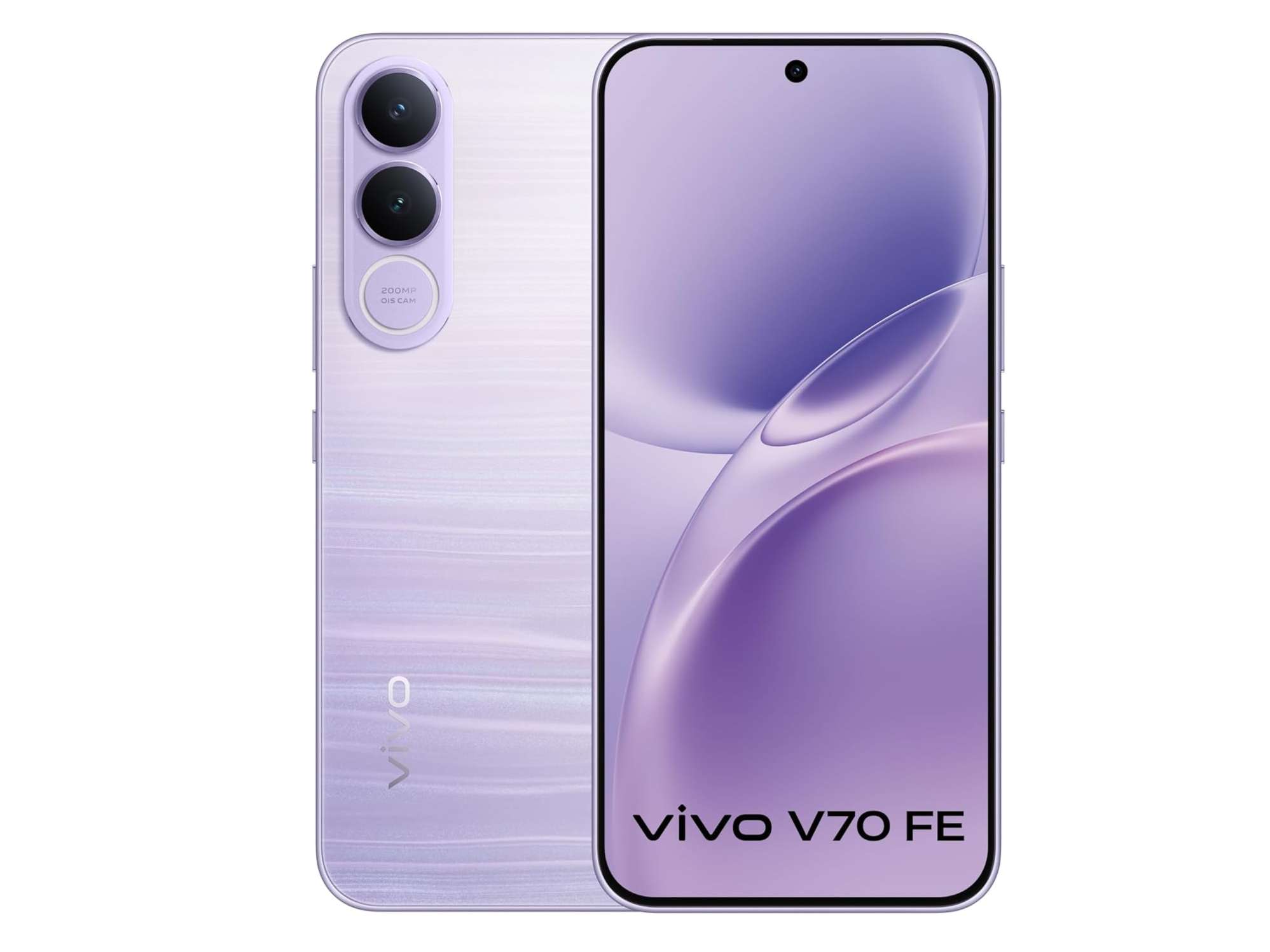 Vivo V70 FE 5G (12GB RAM, 256GB Storage) 5G Mobile Phone with FHD+ Display, Smooth Performance & Powerful Battery - Northern Lights Purple