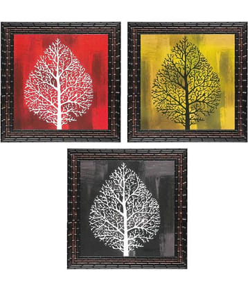Indianara - Abstract Painting With Frame