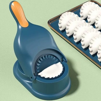 2 in 1 Dumpling Maker Mould Machine – Manual Dumpling Press & Wrapper Tool for Momos, Gujiya, Pierogi & Stuffed Pastry | Easy Kitchen Gadget for Home Cooking