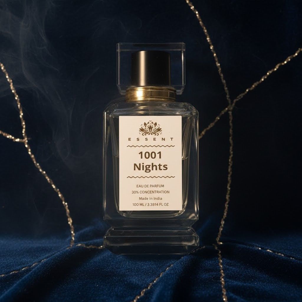 Essent Perfumes 1001 Nights Eau de Parfum (EDP) – Oriental Spicy Sweet Long Lasting Perfume – Unisex Fragrance