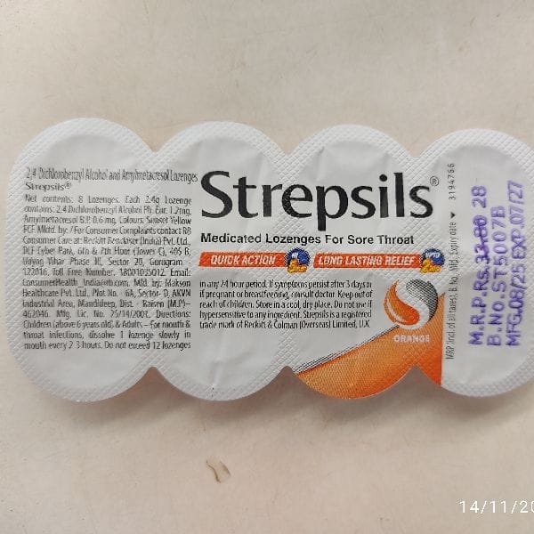 Strepsil Lozenges. 8