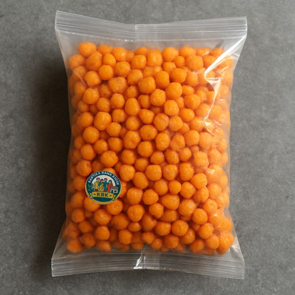Kartika Rana Kiosk's spicy boondi
