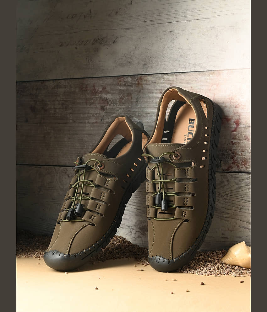 Bucik - Olive Men's Sandals