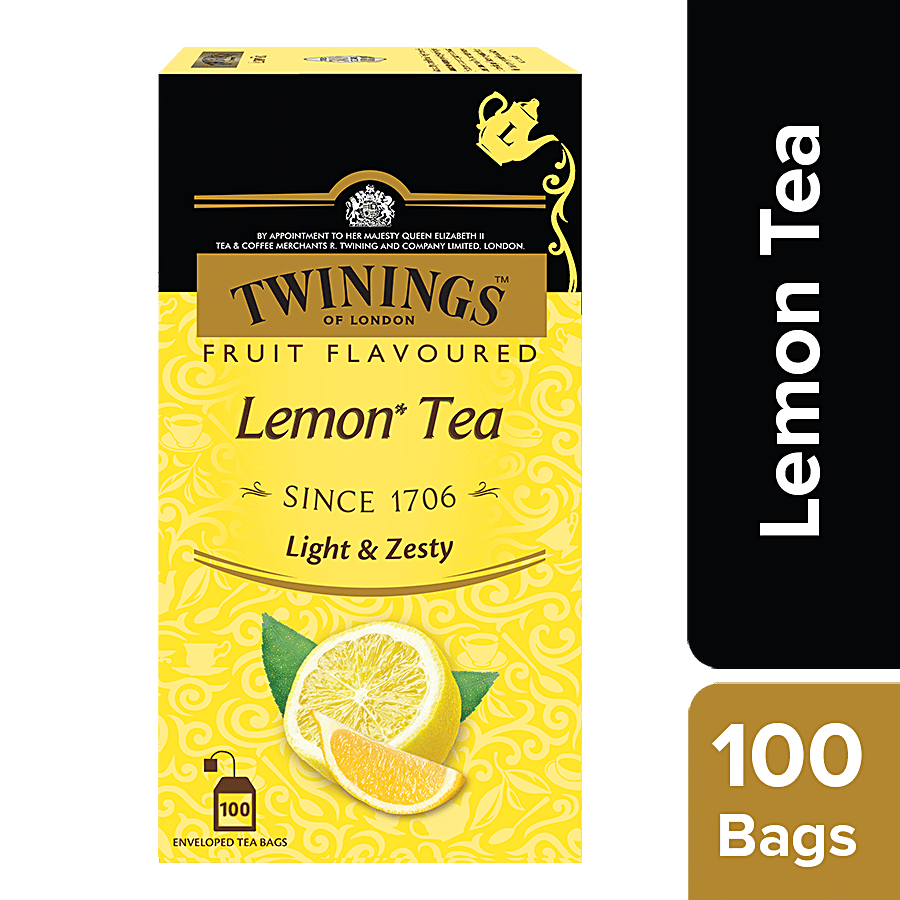 Twinings Flavoured Tea - Lemon, 200 g (100 Bags x 2 g each)