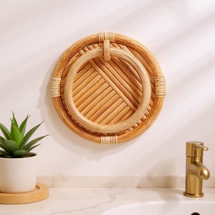 Handcrafted Rattan Towel Ring Handcrafted Rattan Towel Ring