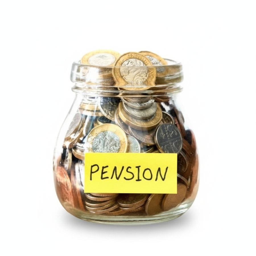 Decorative Glass Jar for Savings