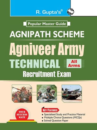 Agnipath : AGNIVEER ARMY (Technical) Indian Army Exam Guide [Paperback] [Sep 12, 2025] RPH Editorial Board
