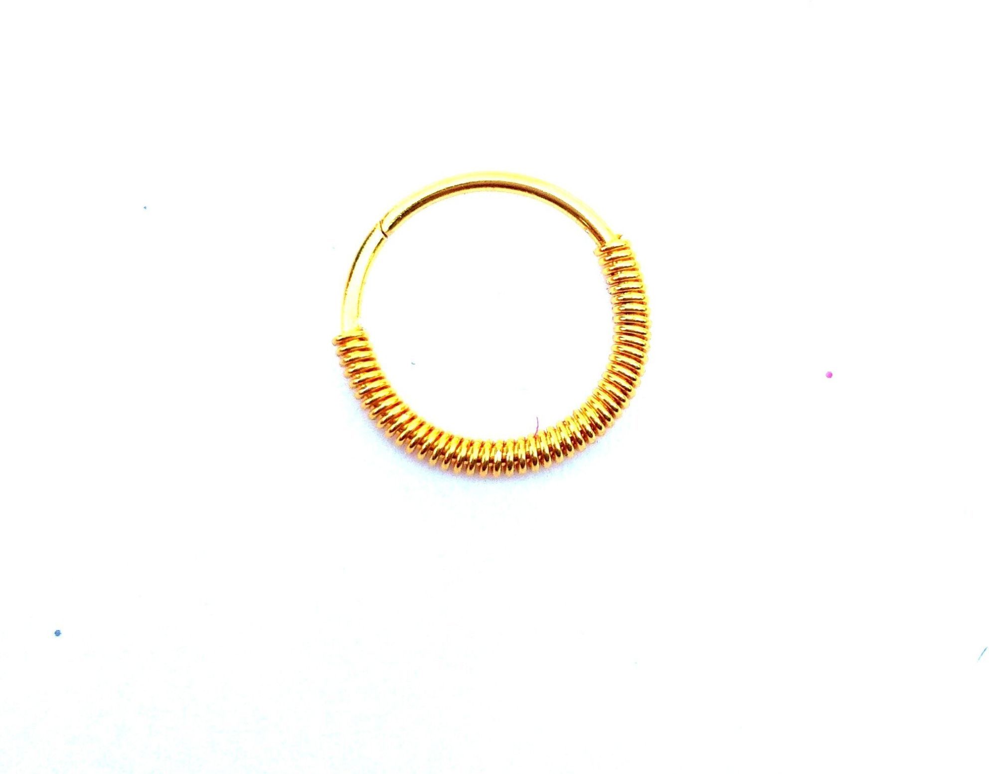 Half Circle Nose Ring - Simple Finish