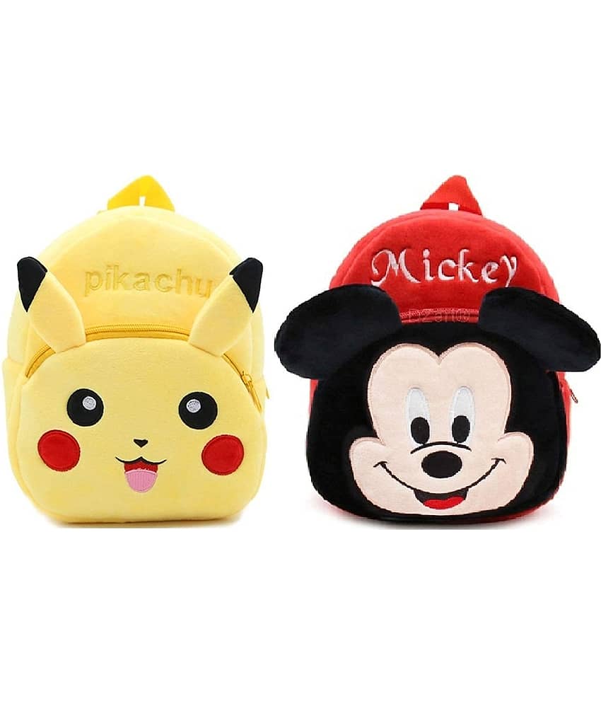 ids School Bag Soft Plush Backpacks Cartoon Boys Girls Baby (2-5 Years)