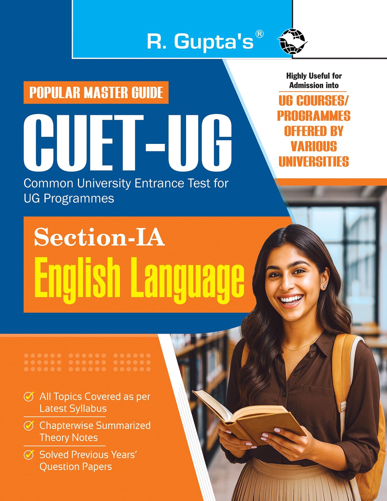 CUET-UG Books Series-1 : English Language (Section-IA) Entrance Test Guide [Paperback] [Sep 16, 2025] RPH Editorial Board