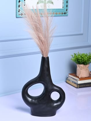 Modern Black Ceramic Vase