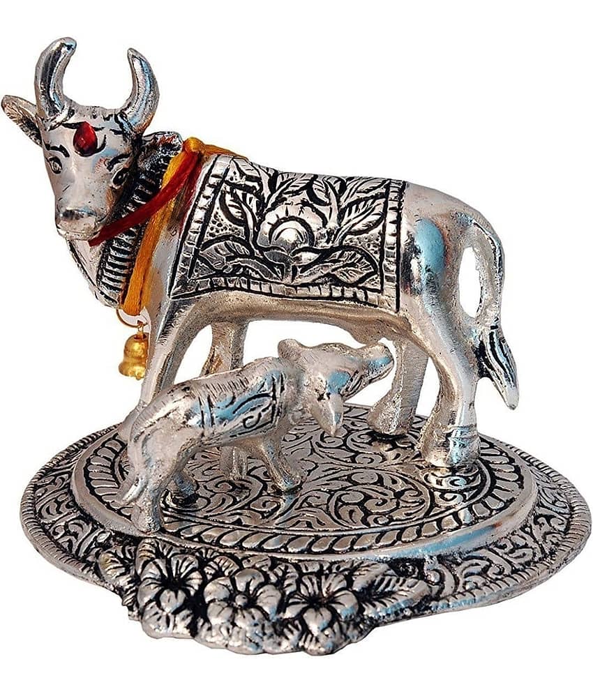 KANHA ROYAL - Cow and Calf Silver Idol