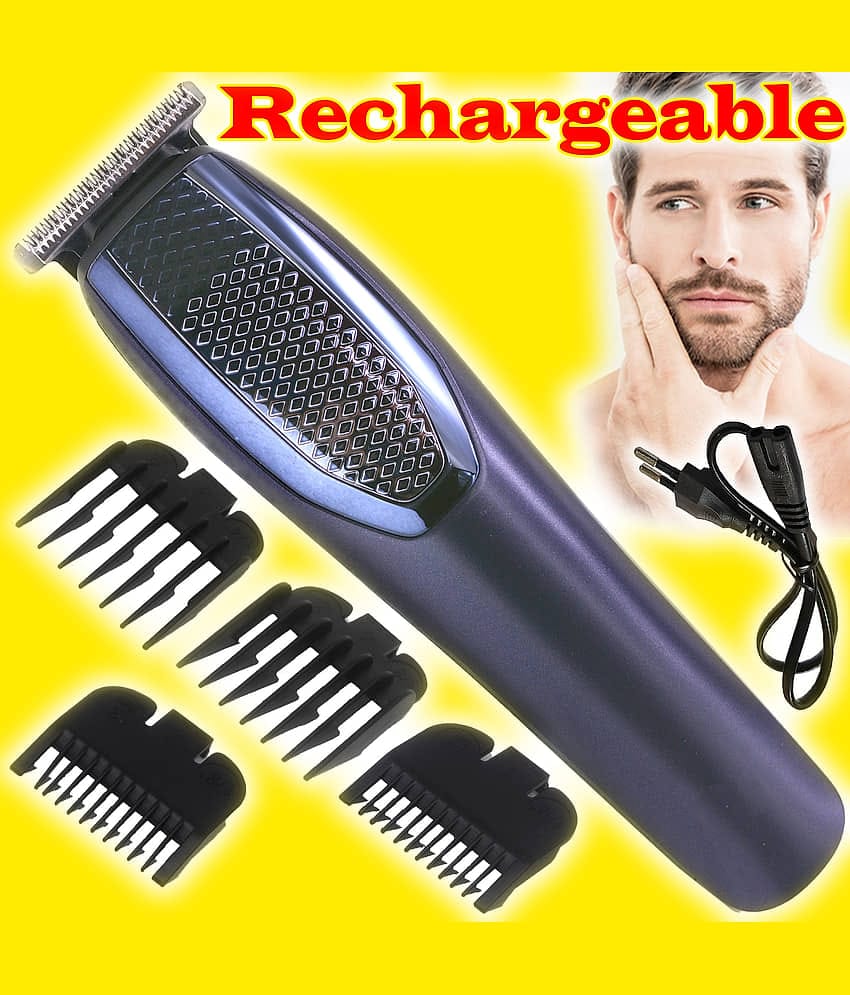 JMALL Rechargeable Blue Cordless Beard Trimmer With 40 minutes Runtime