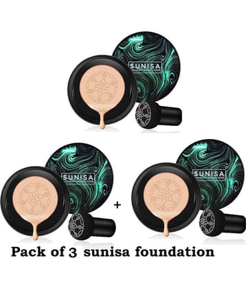 SUNISA FOUNDATION BB & CC Cream 20 ML ( pack of 3 pcs) ml Pack of 3
