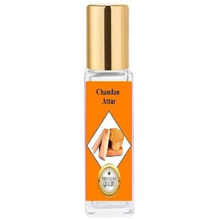 SnapSnop Gold Chandan Attar 10ml for Pooja Rituals, Spiritual Worship and Personal Use Ittar
