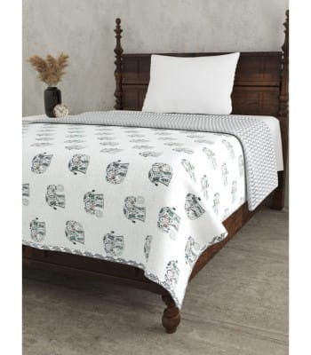 Elephant Parade Collection 100% Cotton Single Bed Dohars Elephant Parade Collection 100% Cotton Single Bed Dohars