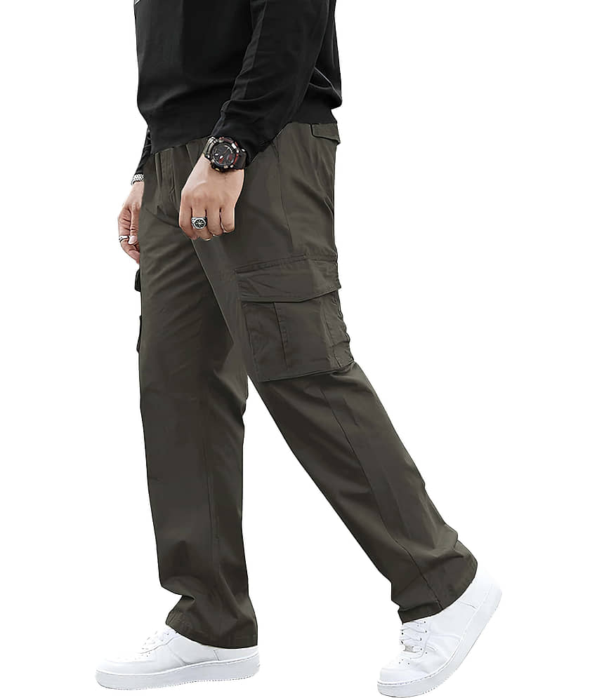 Reoutlook Grey Cotton Men's Trackpants ( Pack of 1 )