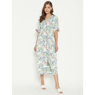 Purys Women Green Maxi Dress