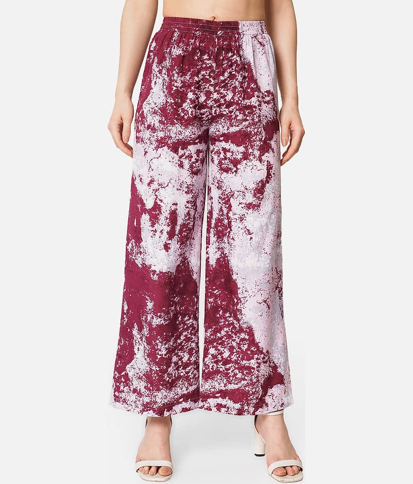 ALL WAYS YOU - Multicolor Crepe Straight Women's Palazzos ( Pack of 1 )