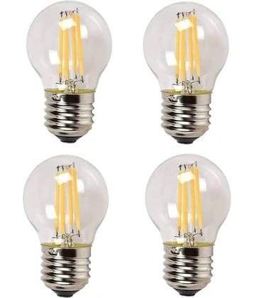 DAJUBHAI - 4W Warm White LED Bulb ( Pack of 6 )