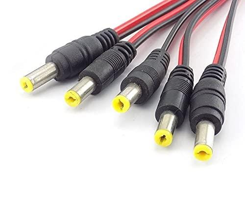 DC Cable | DC Power Plug Adapter Connector For Cctv Home Security Surveillance Camera (Pack of 50)