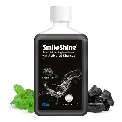 Activated Charcoal Mouthwash - 200ml Activated Charcoal Mouthwash - 200ml