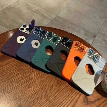 Back Cover for iPhone Shockproof, Protective, Magsafe, Artistic Engraved Geometric Pattern Dark Green  iPhone 13