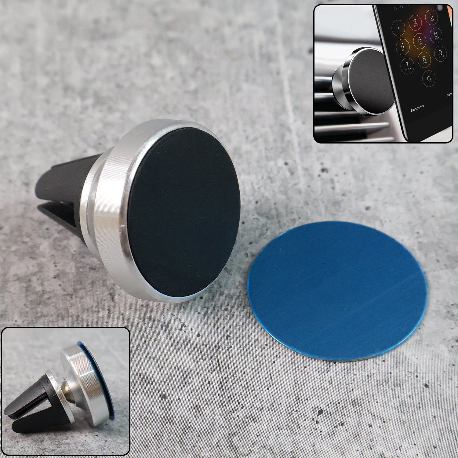 360° Rotating Magnetic Phone Holder Stand (1 Pc)