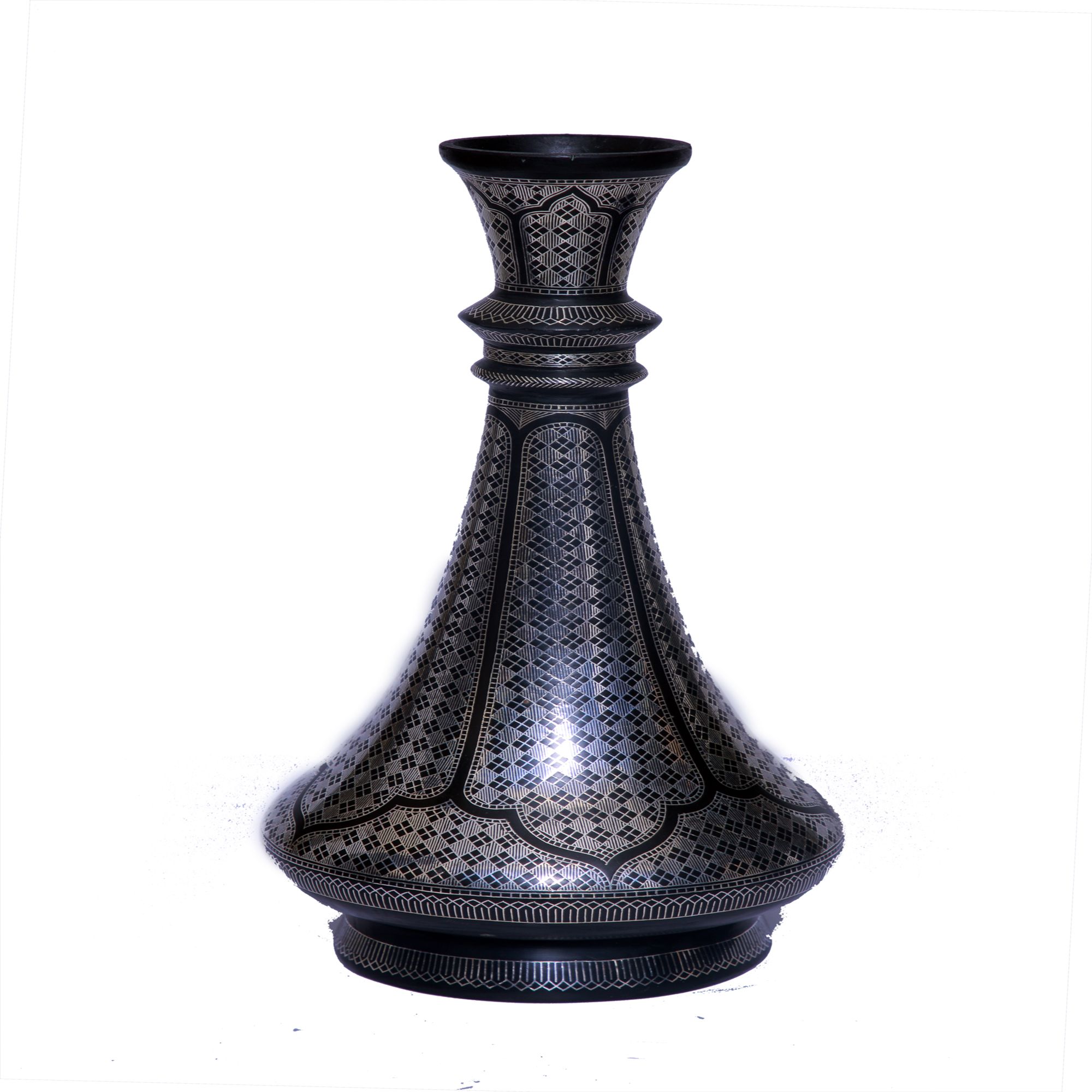 Bidri Shanay Vase Tarkashi Work (1TMTDCOKA10194)
