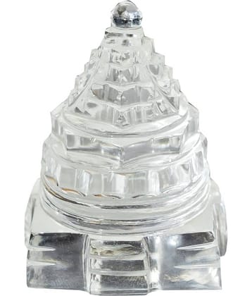 Aksaya Marketing Sphatik (crystal) Laxmi Shree Yantra 168gm