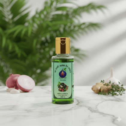 Avantika Ayurvedic Hair Oil with 25 Herbal Extracts for Hair Nourishment and Scalp Care 200 ml