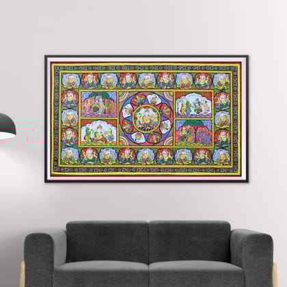 Patta Painting of Shree Ganesha Patta Painting of Shree Ganesha