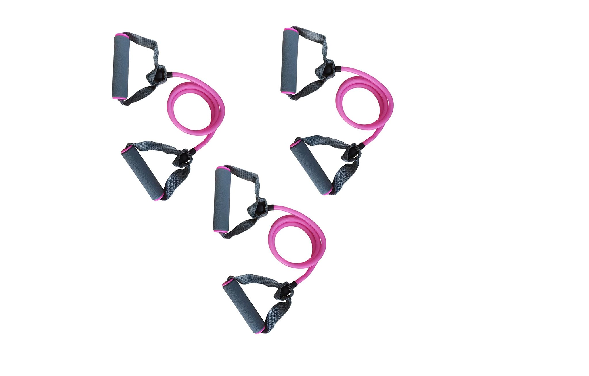 Ezyfit Toning Tube Heavy Quality Exercise Band - Pack of 3