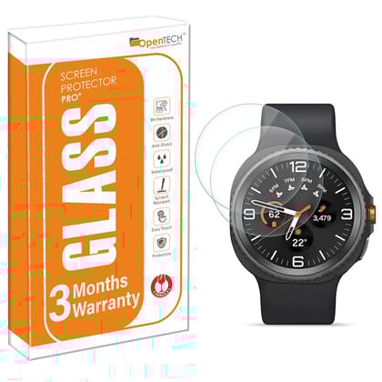 OpenTech® Tempered Glass Screen Protector Compatible for Samsung Galaxy Watch 8 (40mm) with Easy Installation kit (Pack of 2) OpenTech® Tempered Glass Screen Protector Compatible for Samsung Galaxy Watch 8 (40mm) with Easy Installation kit (Pack of 2) - 