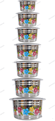 STAINLESS STEEL TOPE SET, TOPE SET, TOPES, COLOR TOPE SET, SET OF 6 PIECES, SS TOPES, COOKING VESSEL, TOPE