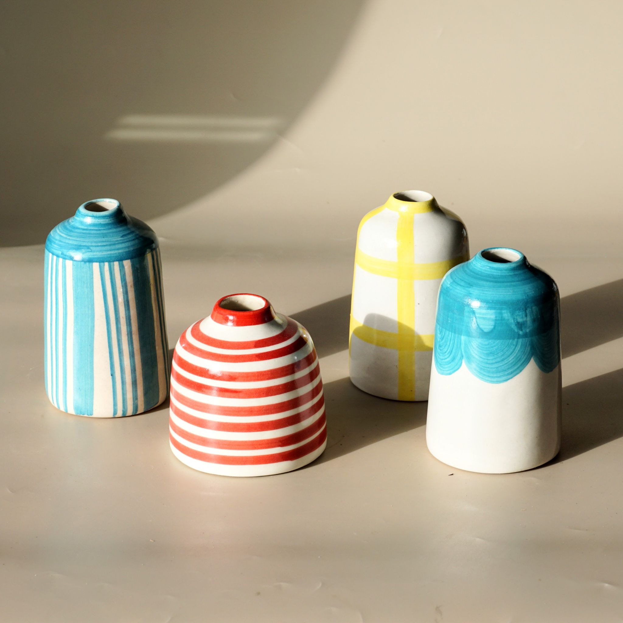 Bright Like Summer Bud Vases | Set of Four
