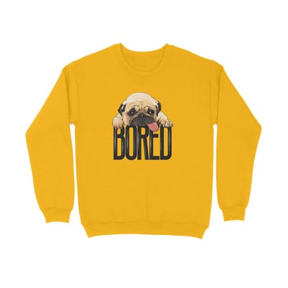 Sweatshirt (Men) - Bored Pug Baby (7 Colours)