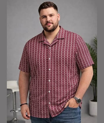AUSTIVO Cotton Blend Regular Fit Printed Half Sleeves Men's Casual Shirt - Grey ( Pack of 1 )