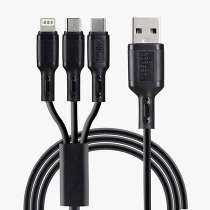 JUST CORSECA 3-in-1 Braided Cable | Super Fast Charging | Durable and Extra Tough for All Device JUST CORSECA 3-in-1 Braided Cable | Super Fast Charging | Durable and Extra Tough for All Device