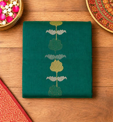 Handloom Chanderi Cotton By Silk Saree