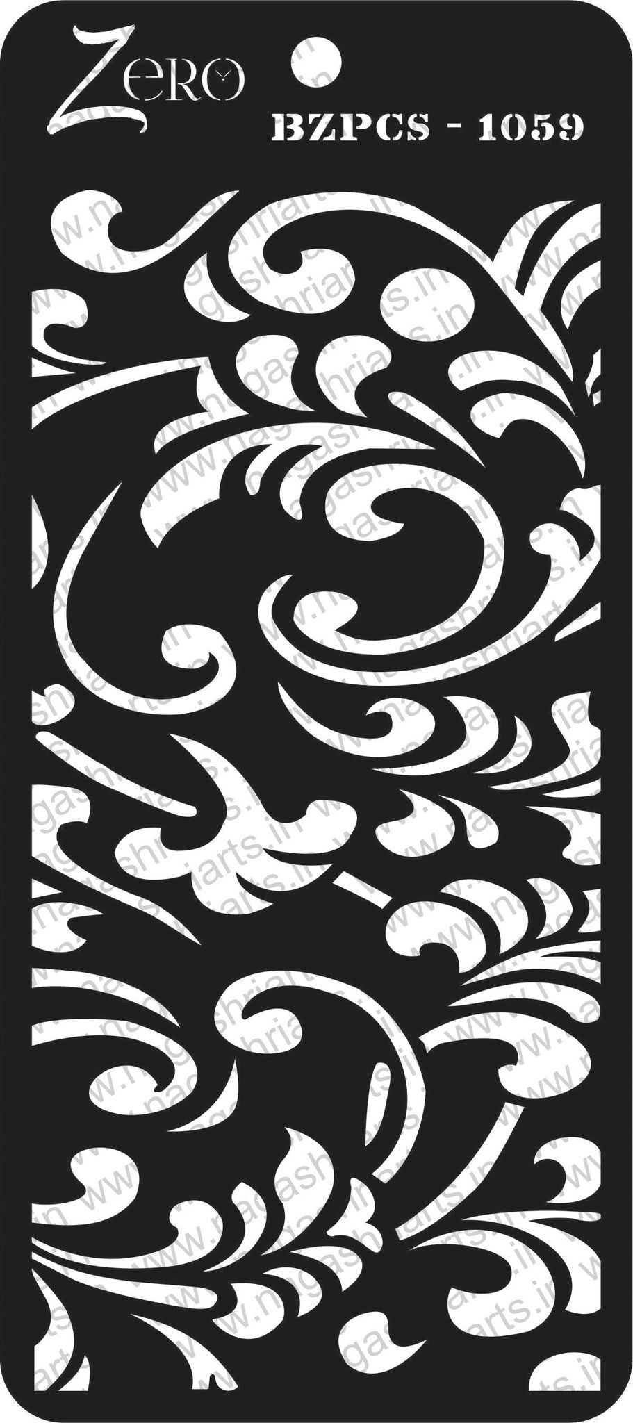 Brand Zero Pratibimb Craft Stencil - Code: BZPCS-1059 - Select Your Preferred Size