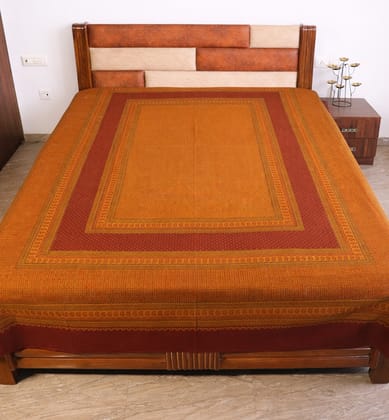 Hand Block Printed Bagh Cotton Double Bed Sheet