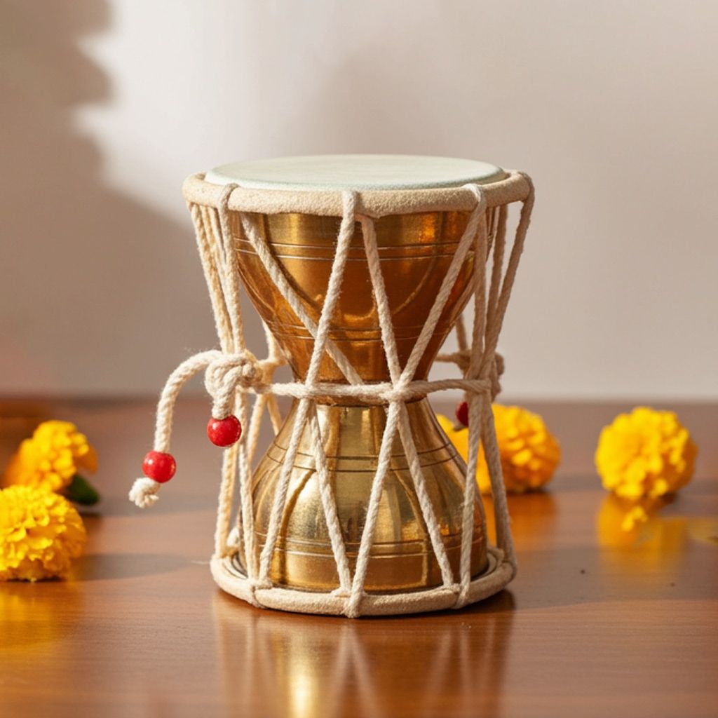Brass Damru No. 3 (ZMAS393 D)