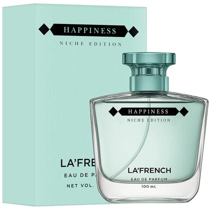 Happiness Perfume for Men & Women 100ml | Long Lasting Fresh Fruity Floral Fragrance | Premium Unisex Eau De Parfum | Uplifting & Joyful Scent