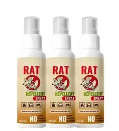 Rat Repellent for Car | Rodent Repellent to Protect Wires in Car, Bike & Truck Engine No Kill Only Repels | Long Lasting Protection Rodent Control Machine PACK OF 3
