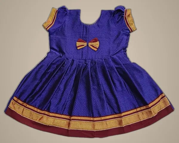 Mom And Me Khan Frock (0-3 Months) | Premium Ethnic Design | Festive & Ceremony