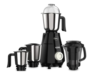 Pigeon by Stovekraft VIN 750 W Mixer Grinder with 4 Multipurpose Jars Pigeon by Stovekraft VIN 750 W Mixer Grinder with 4 Multipurpose Jars - Black / Large
