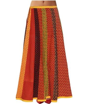 Sttoffa Cotton Straight Skirt - Multi Color