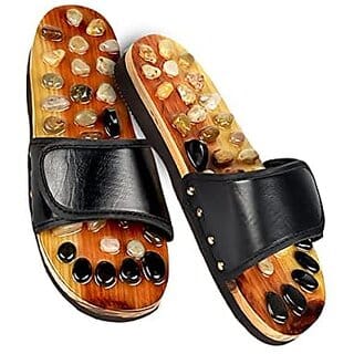 Acupressure Slippers Lightweight Relaxing Foot Feet Massager Slipper Chappal For Good Health Accu Paduka Sliders For Indoor Outdoor Washable Footwear Slippers (1Pair) (Large) Acupressure Slippers Lightweight Relaxing Foot Feet Massager Slipper Chappal For Good Health Accu Paduka Sliders For Indoor Outdoor Washable Footwear Slippers (1Pair) (Large)